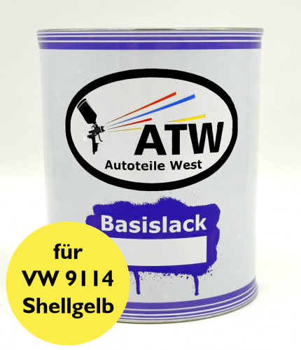 Autolack für VW 9114 Shellgelb